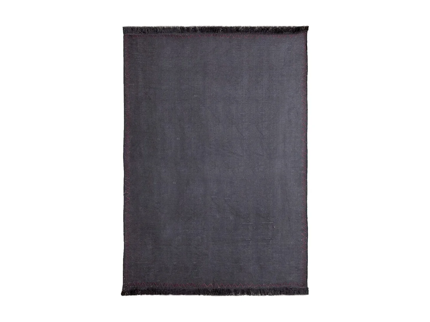 Tapis en coton à franges