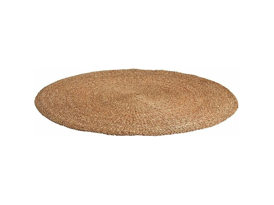 Tapis rond en jonc de mer naturel Siz Diamètre 150cm