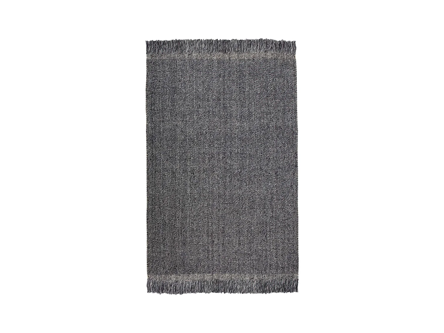 Tapis en laine gris Kulti 170 x 120 cm
