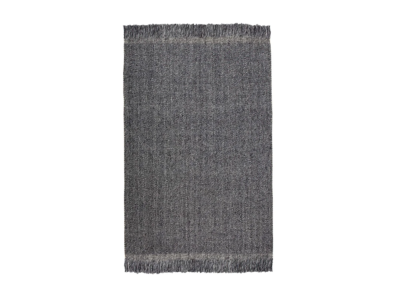 Tapis en laine gris Kulti 170 x 120 cm