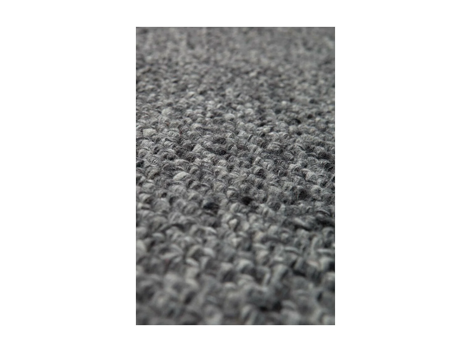 Tapis en laine gris Kulti 170 x 120 cm