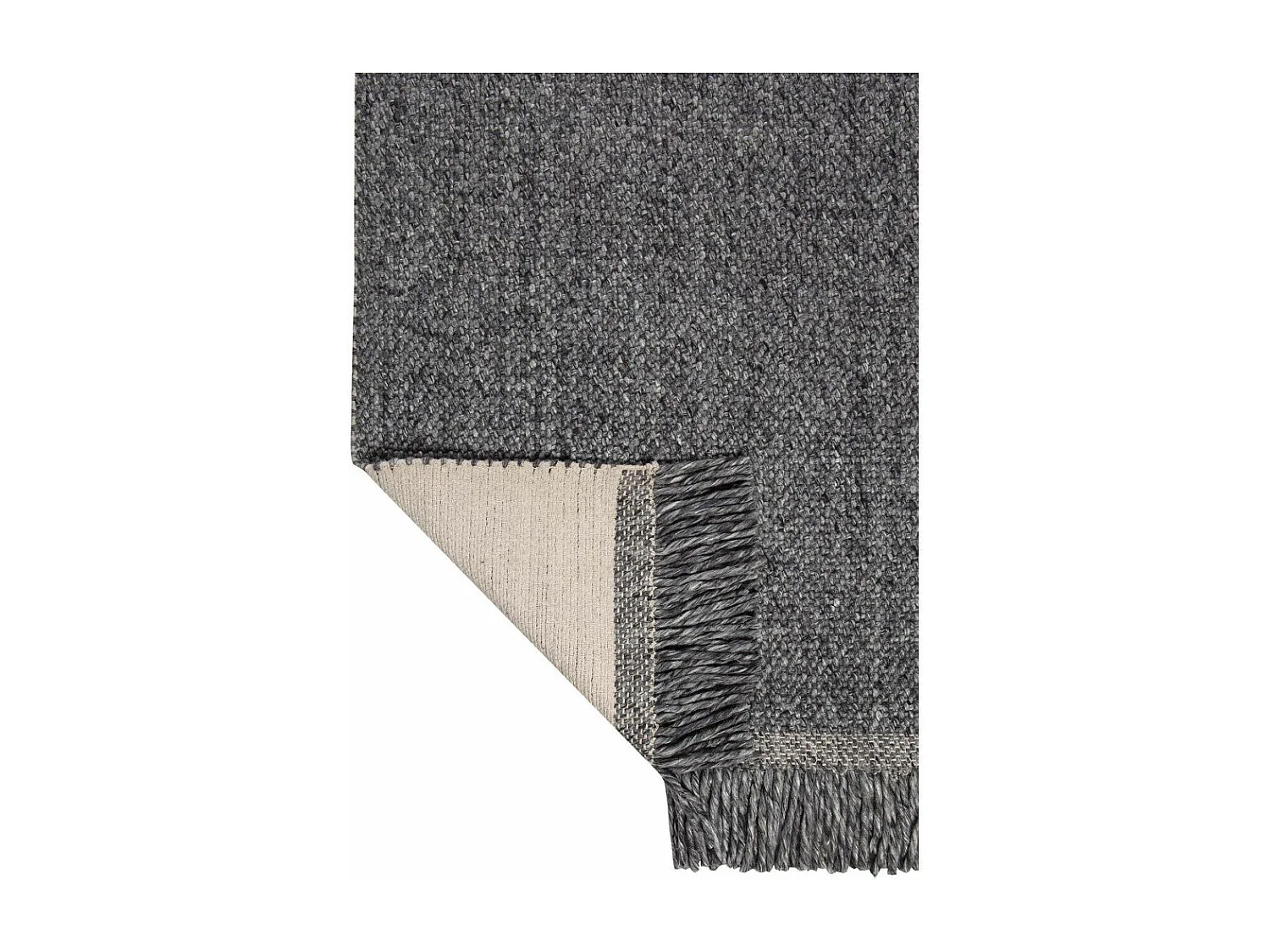 Tapis en laine gris Kulti 170 x 120 cm