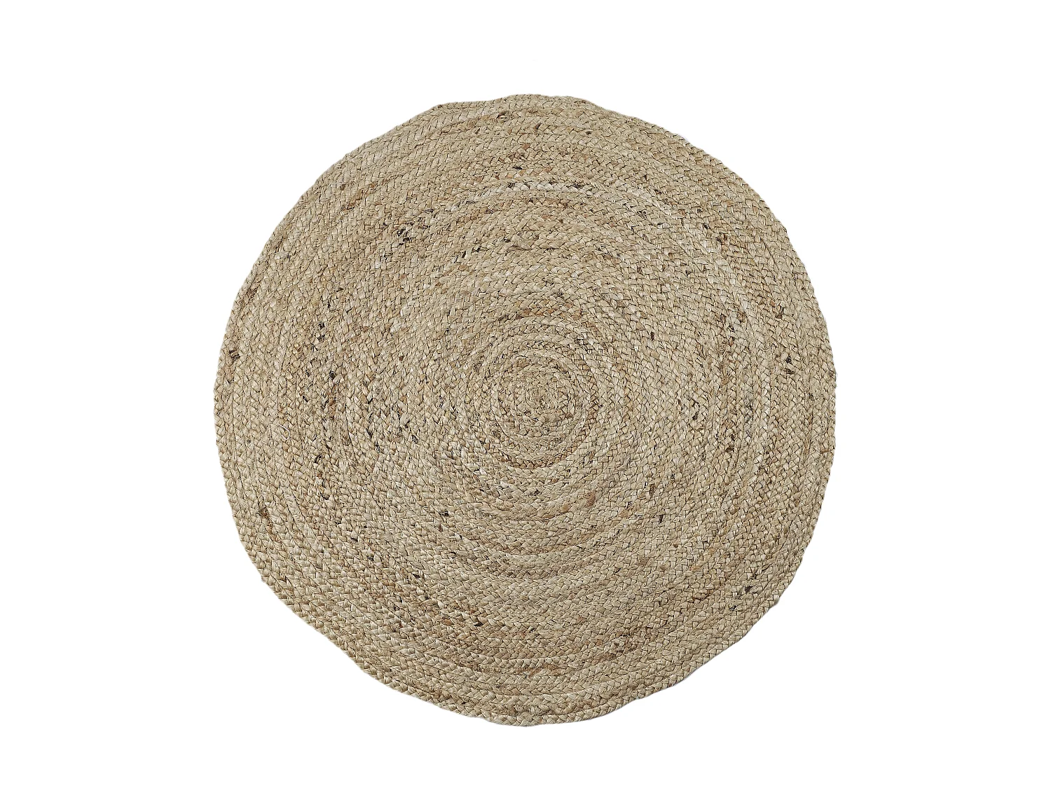 Tapis Rond Jute 80cm Marron