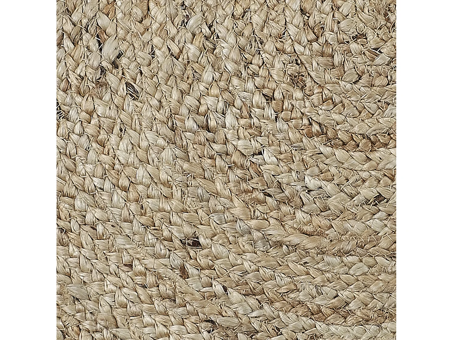 Tapis Rond Jute 80cm Marron