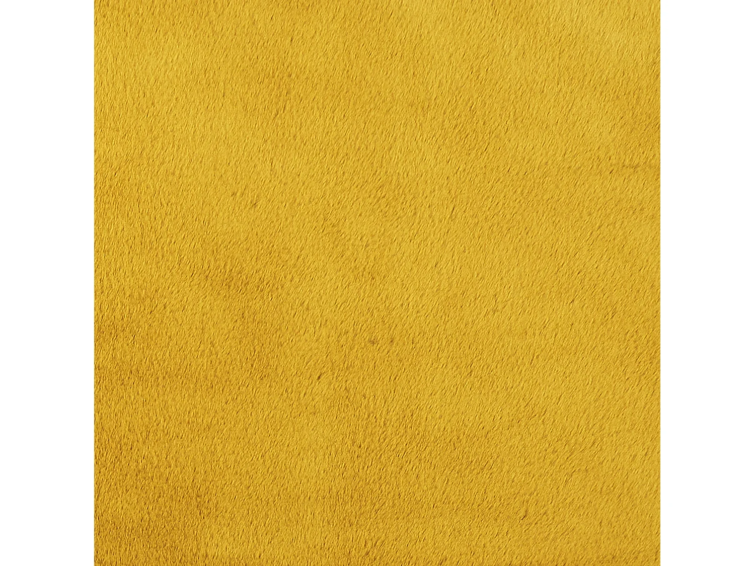 Tapis Imitation Fourrure Fin Moutarde 120x170cm Jaune