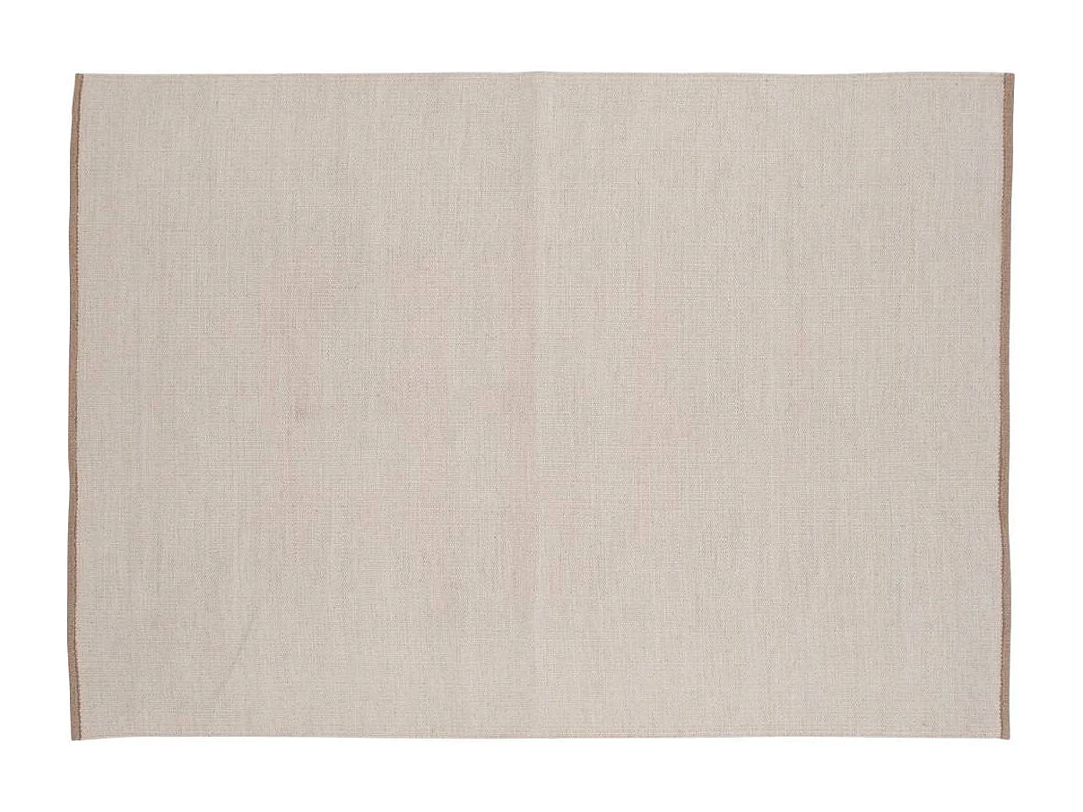 Jaipur vloerkleed 240x170 cm wol beige.