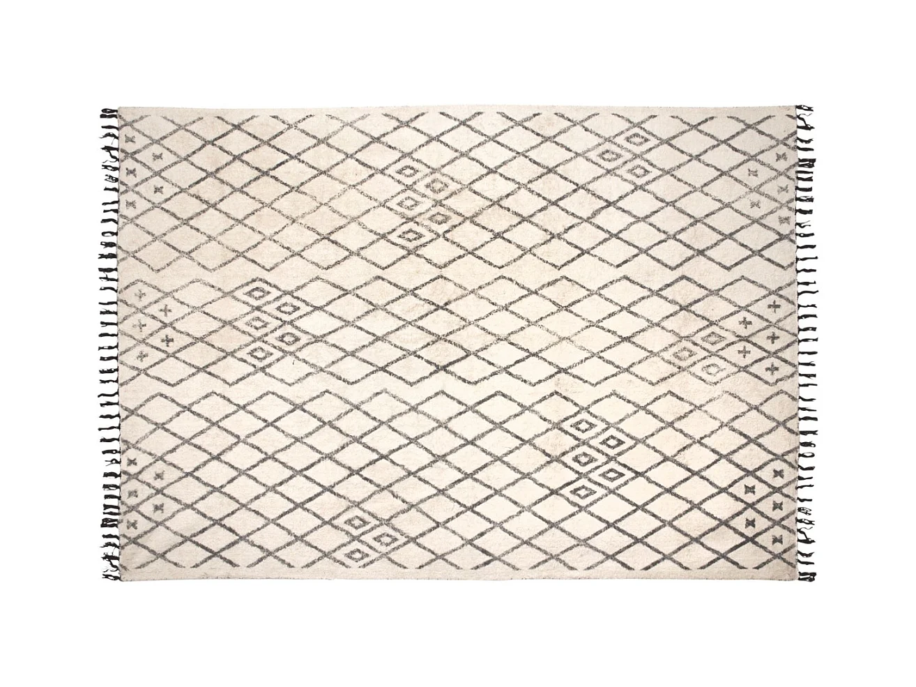 Tapis berbère en coton Masuna 300 x 200 cm