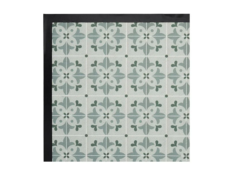 Tapis Déco à Motifs "Mosaïque" 40x60cm Gris