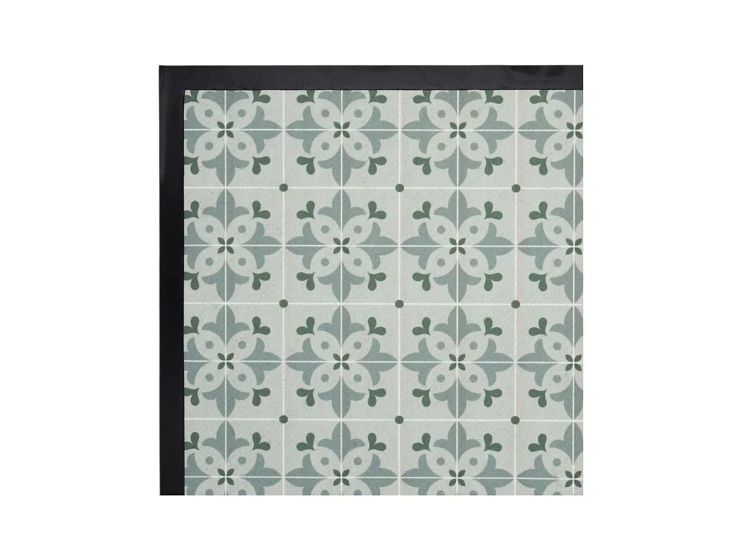 Tapis Déco à Motifs "Mosaïque" 40x60cm Gris