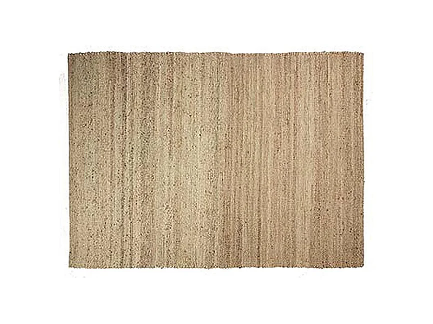 Tapis en jute naturelle Uni Jarod 200 x 140 cm
