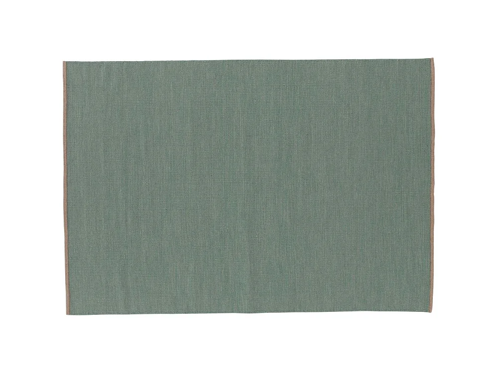 Jaipur vloerkleed 240x170 cm wol olijfgroen.