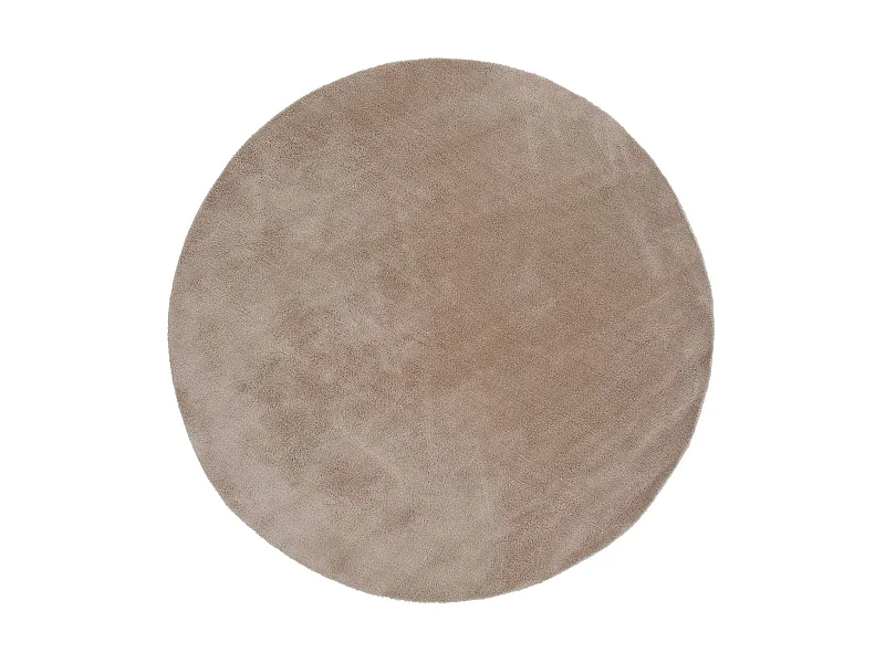 Viskose-Effekt-Teppich Beige Undra Durchmesser 200 cm