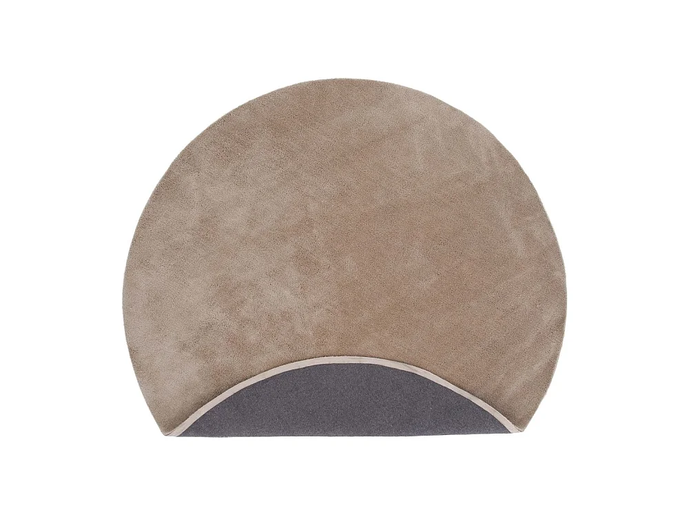 Undra vloerkleed Ø200 cm polyester beige.