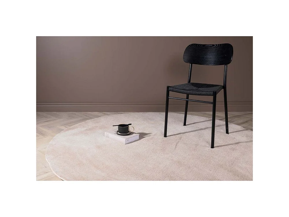 Tapis Déco Rond "Undra" 200cm Beige