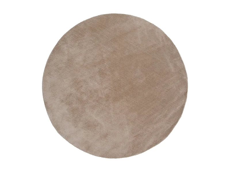 Undra vloerkleed Ø200 cm polyester beige.
