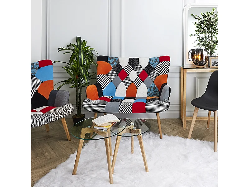 Tapis Imitation Fourrure Ecru 115x170cm Blanc