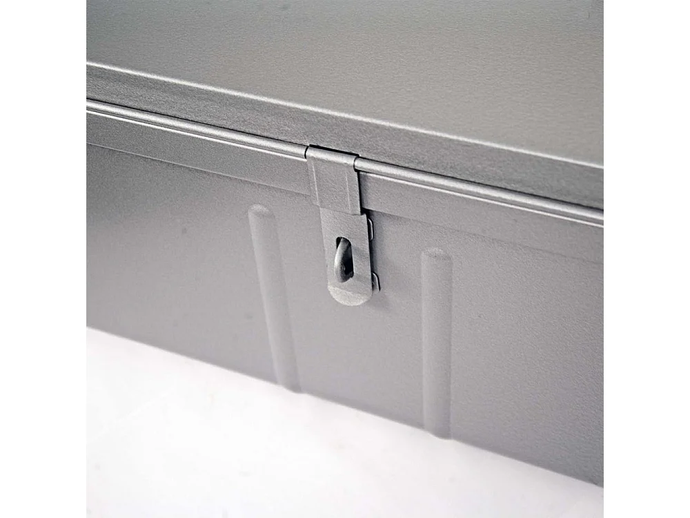 Lot de 2 malles de rangement en métal Habitat - Robustesse et élégance-Alu