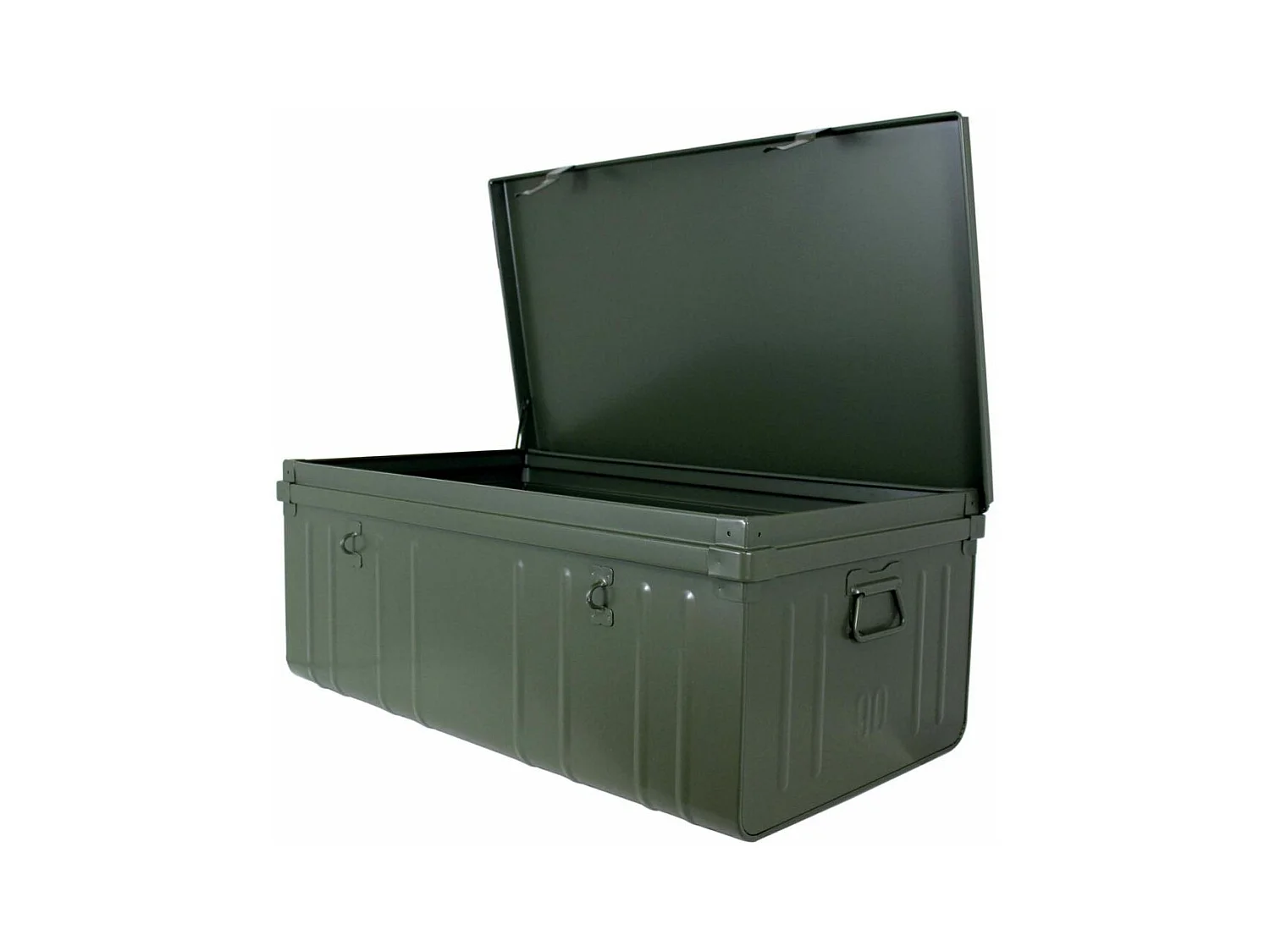 Malle habitat en acier 130 litres Kaki