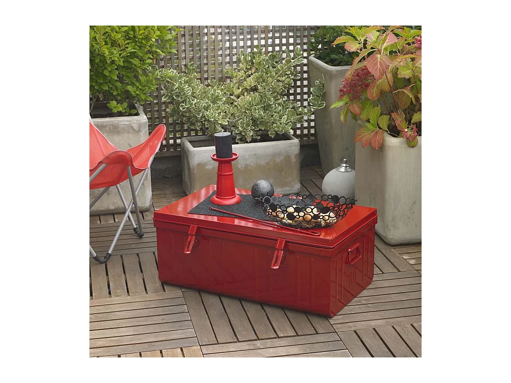 Malle habitat en acier 95 litres