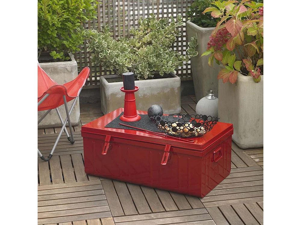 Malle habitat en acier 95 litres