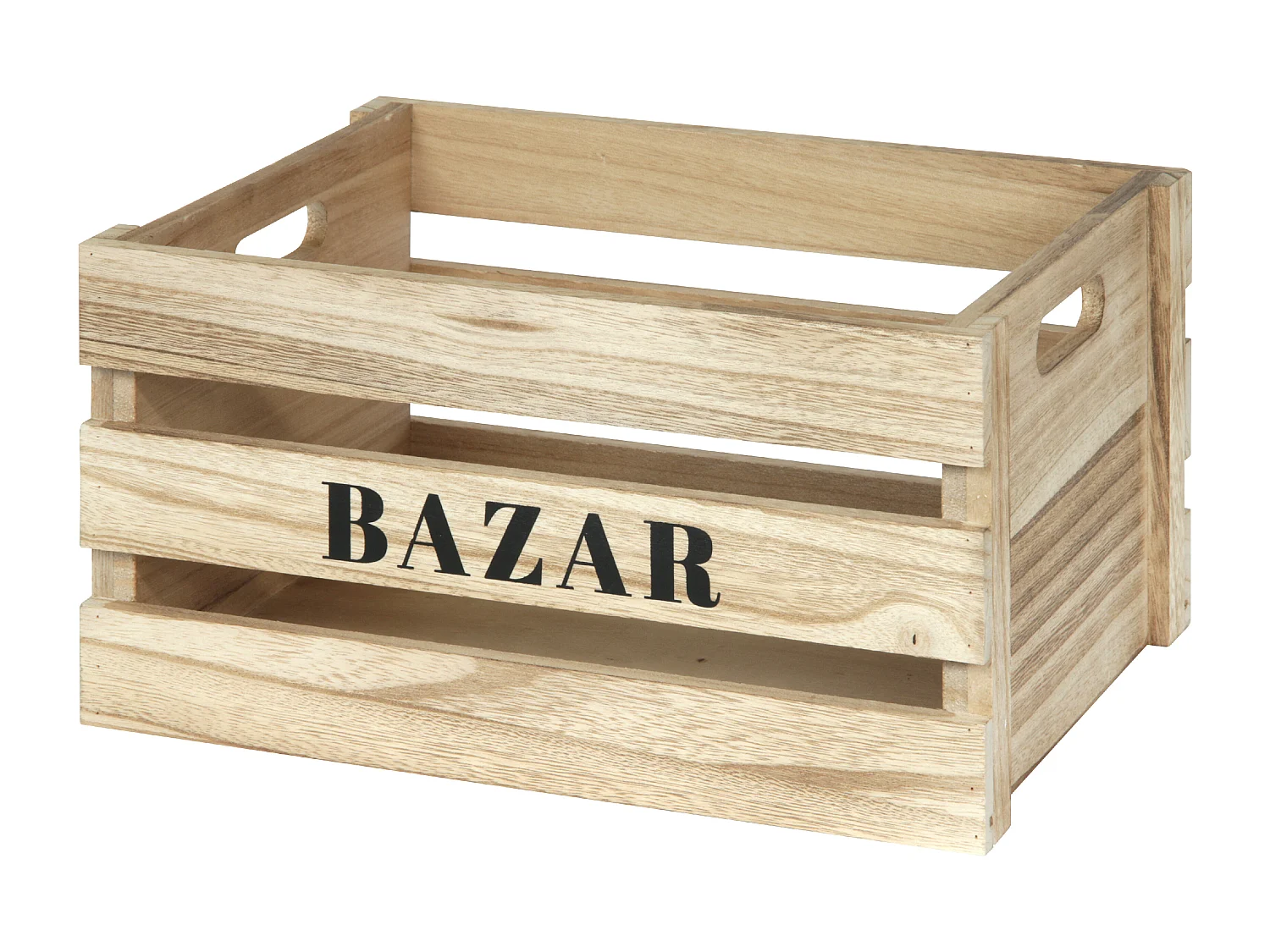 Cagette X3 Mm Naturel Marron, Noir