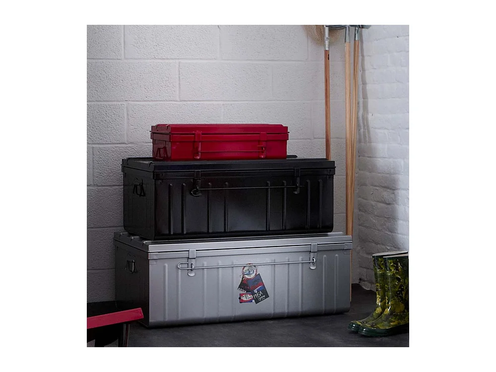 Malle habitat en acier 95 litres