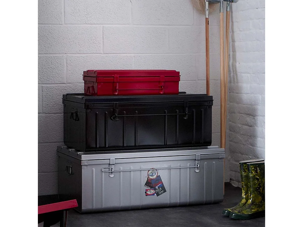 Malle habitat en acier 95 litres