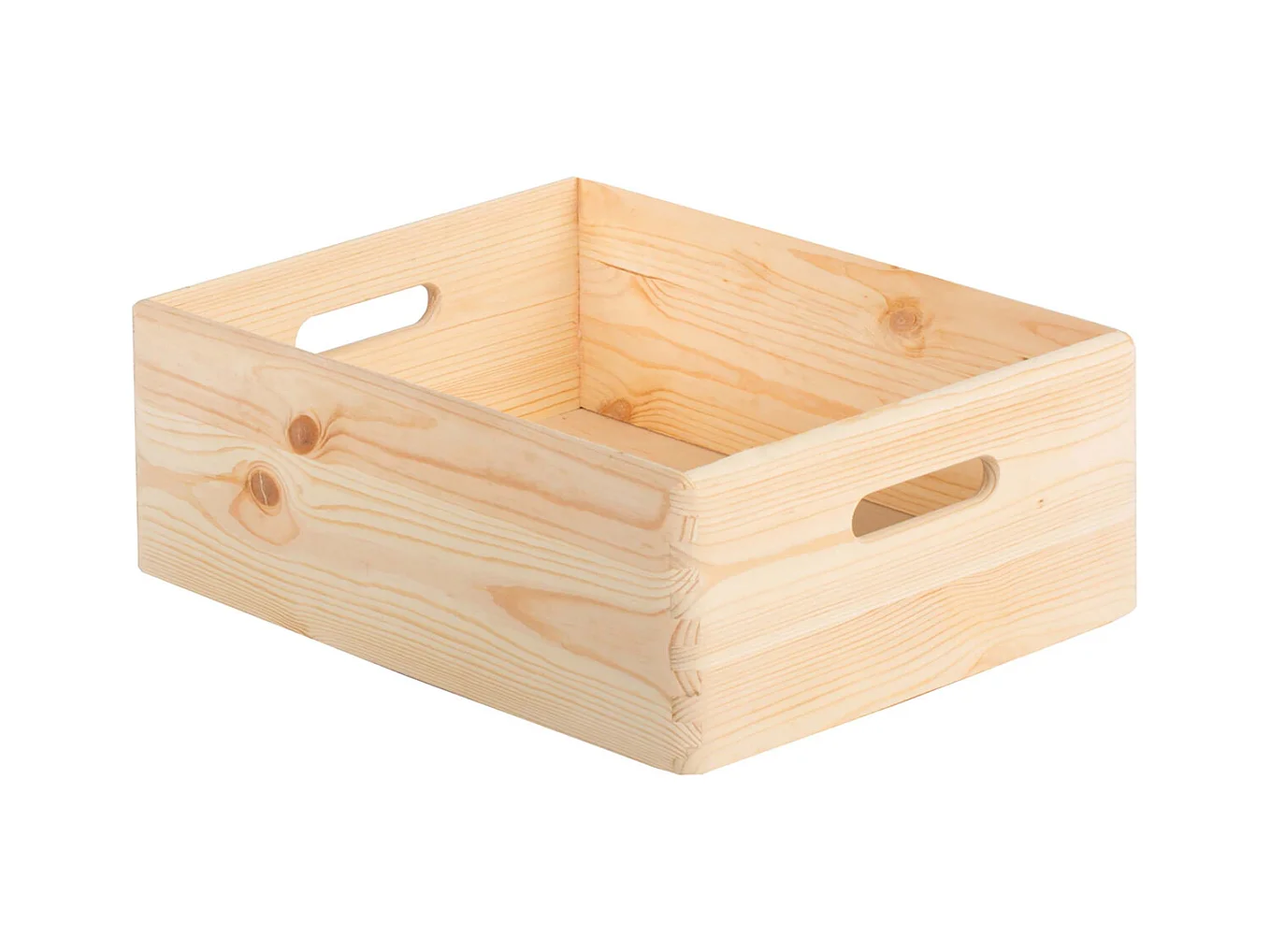 Caisse en bois de rangement 40 x 30 x 14 cm