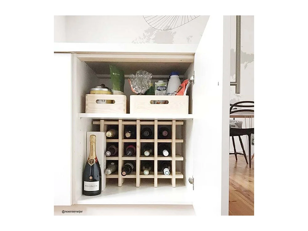 Caisse en bois de rangement 40 x 30 x 14 cm