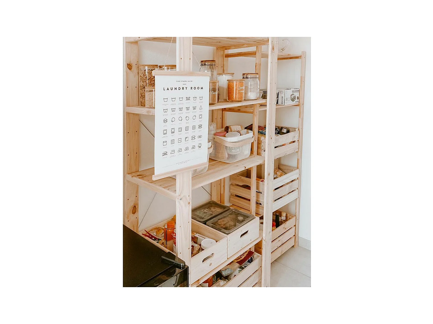Caisse en bois de rangement 40 x 30 x 14 cm