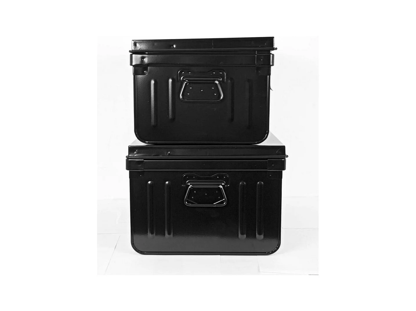 Lot de 2 coffres en métal Habitat