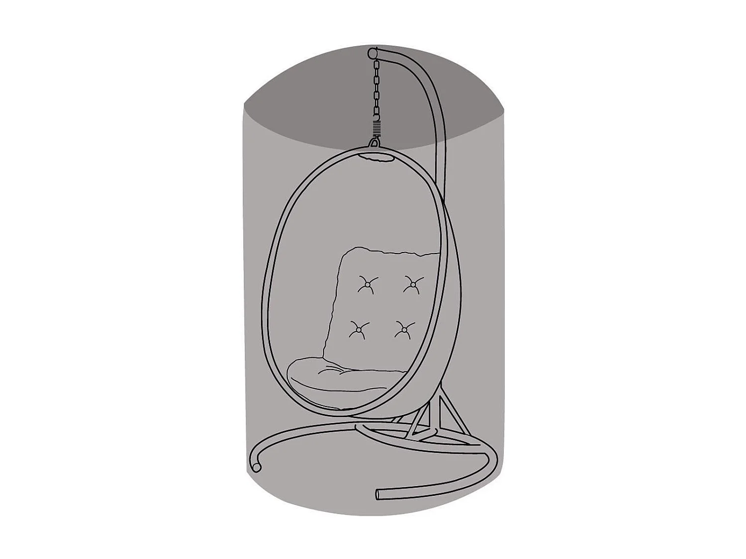 Schutzhülle Sessel Ei