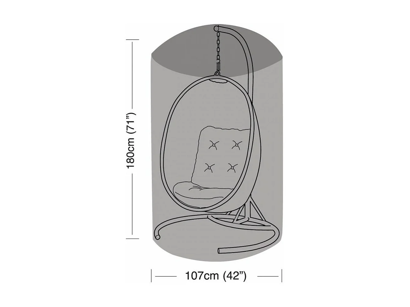 Schutzhülle Sessel Ei