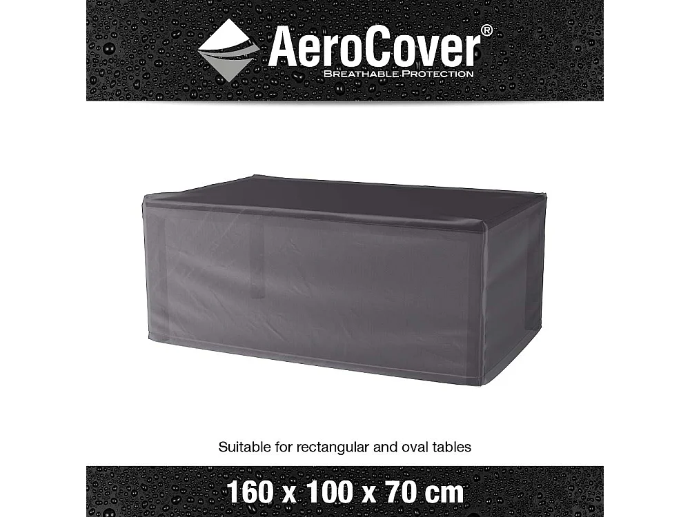 Housse de protection respirante pour table de jardin Pour table 160x100xH70 cm