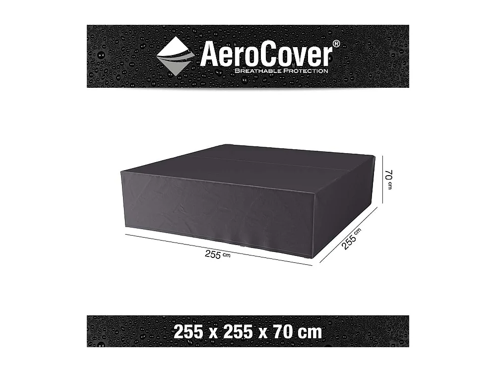 Housse de protection respirante pour ensemble de mobilier extérieur Pour ensemble de mobilier 235x255xH70 cm