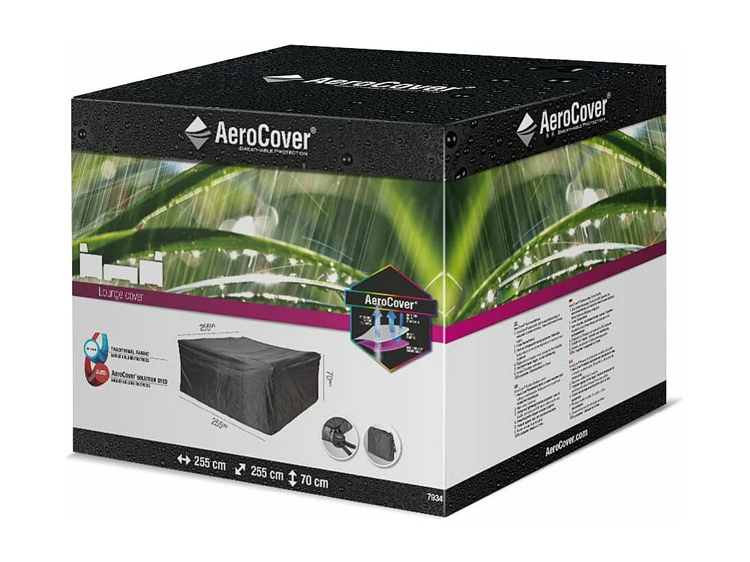 Housse de protection respirante pour ensemble de mobilier extérieur Pour ensemble de mobilier 235x255xH70 cm