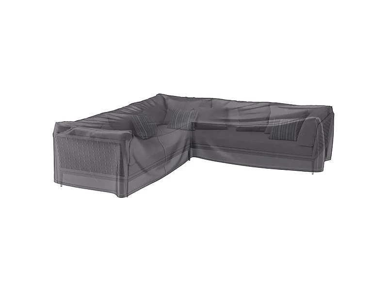 Housse de protection respirante pour ensemble de mobilier extérieur Pour ensemble mobilier angle 270x272x100xH70 cm