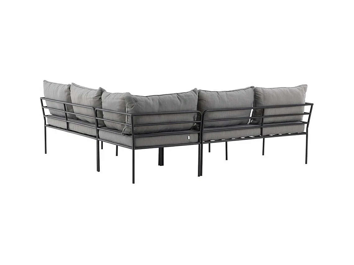 Penh Lounge-Set 2 Teile grau,natur.