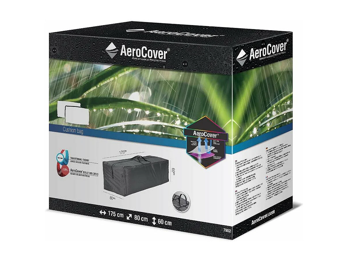 Housse de protection respirante pour bac à coussins Pour bac à coussins 175x80xH60 cm