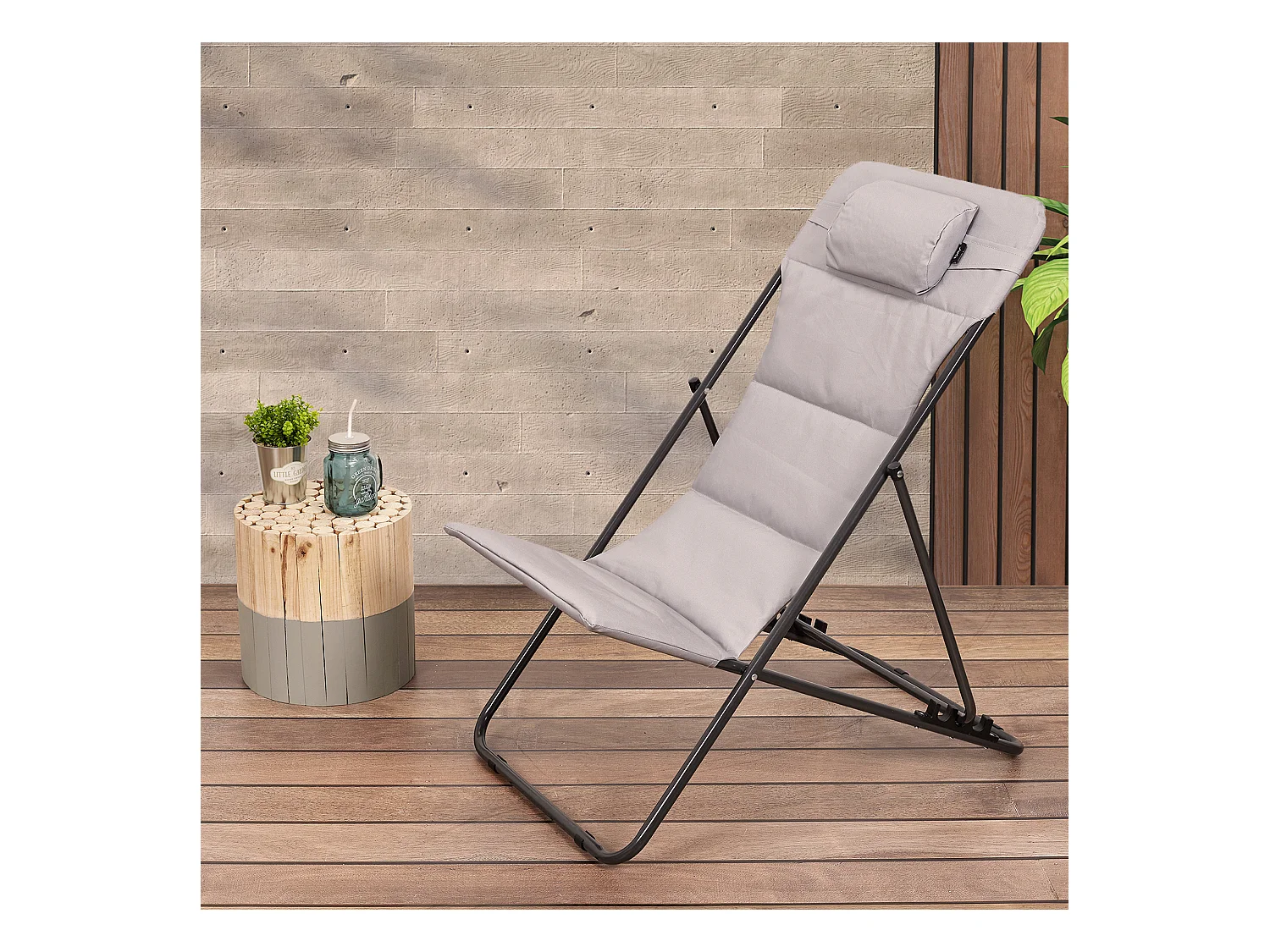 Transat Pliant Corfou Beige Beige