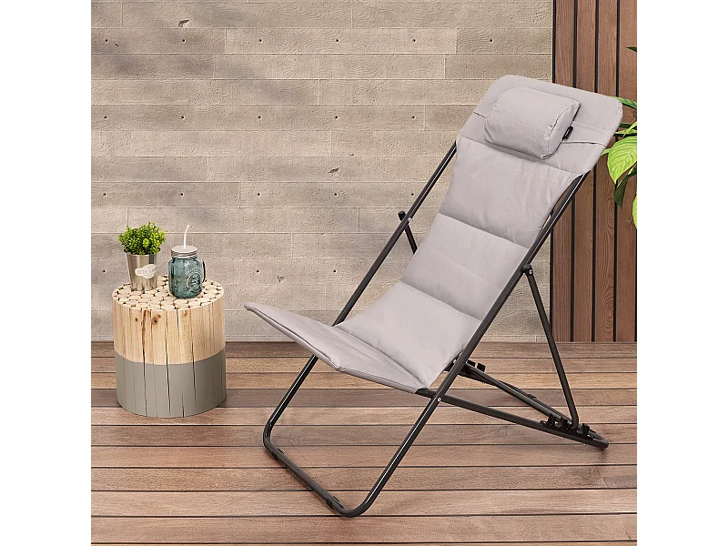 Transat Pliant Corfou Beige Beige