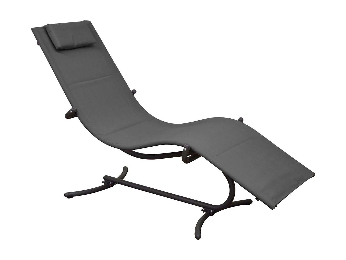 Lit de jardin suspendu en toile Liam