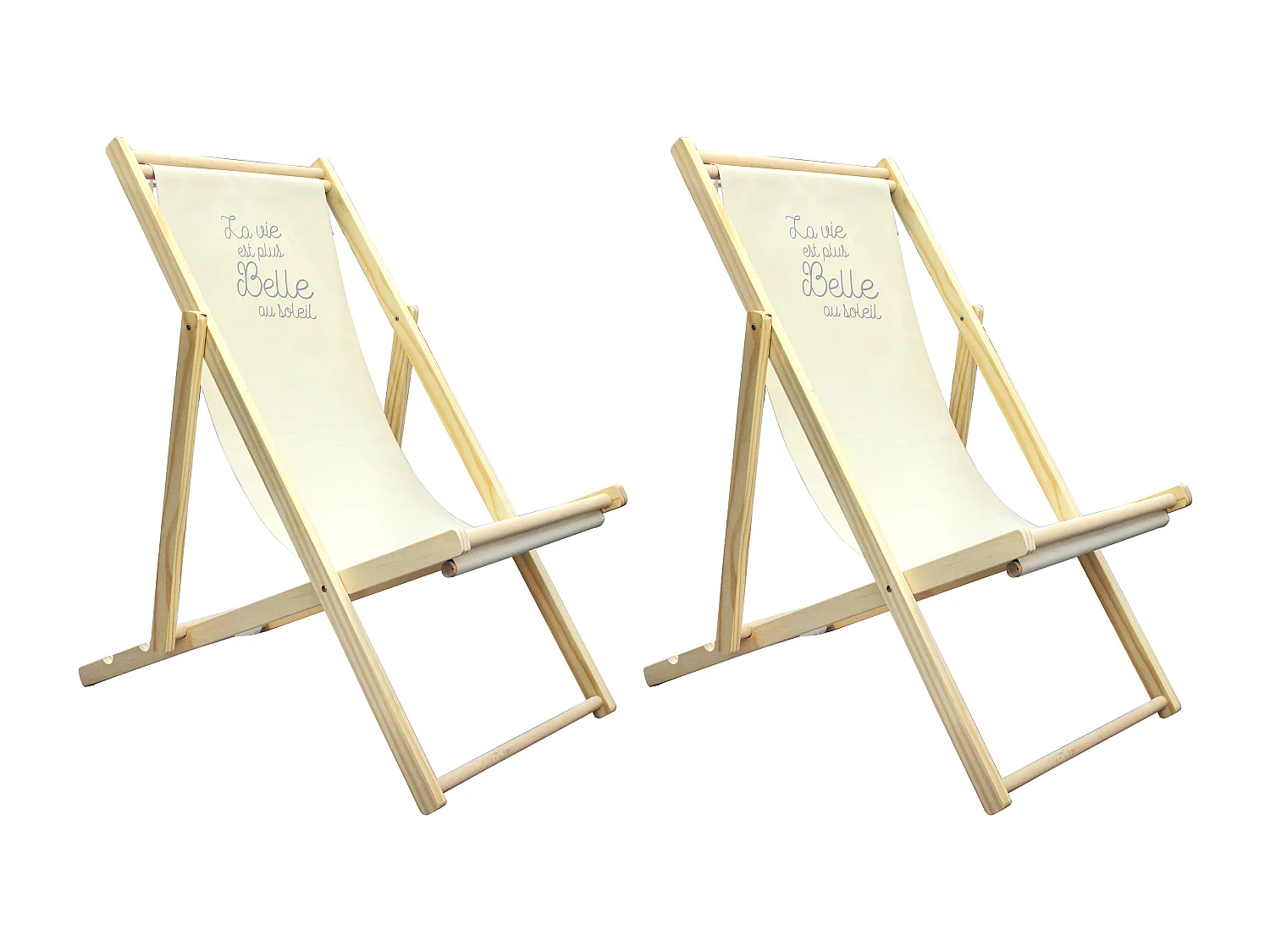 Chilienne Beige La Vie Est Belle - Lot De 2