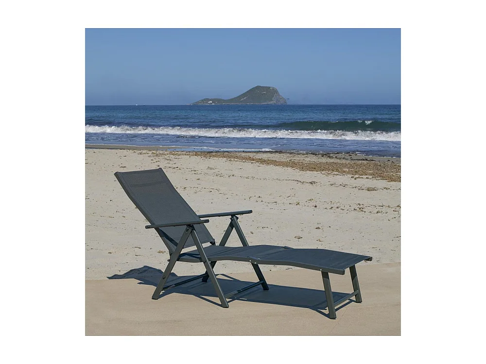 Bain de soleil pliable aluminium Tumbona Cama