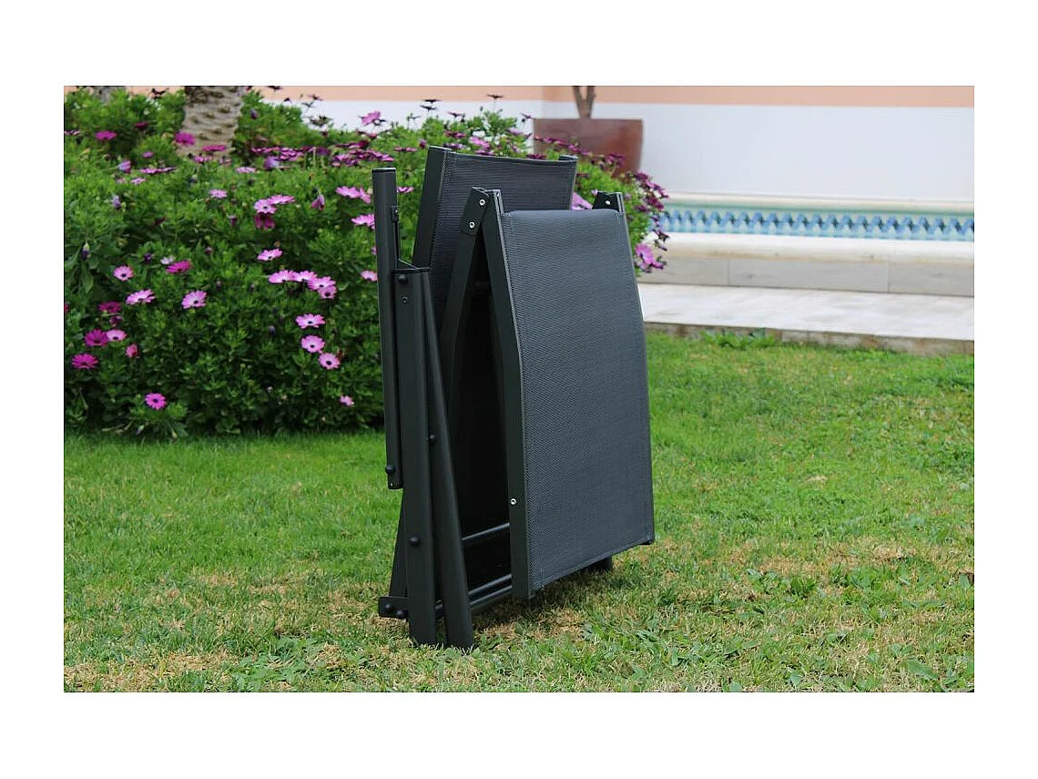 Bain de soleil pliable aluminium Tumbona Cama