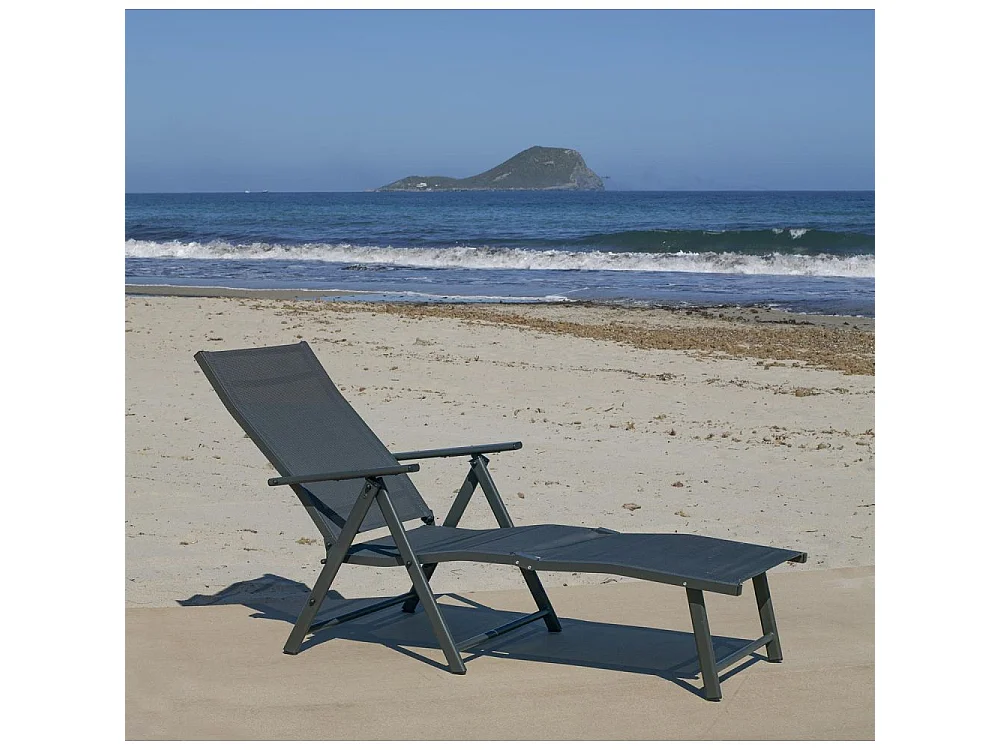 Bain de soleil pliable aluminium Tumbona Cama