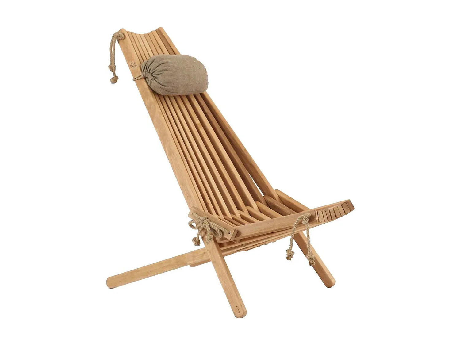Chilienne en bois EcoChair (coussin offert) Aulne