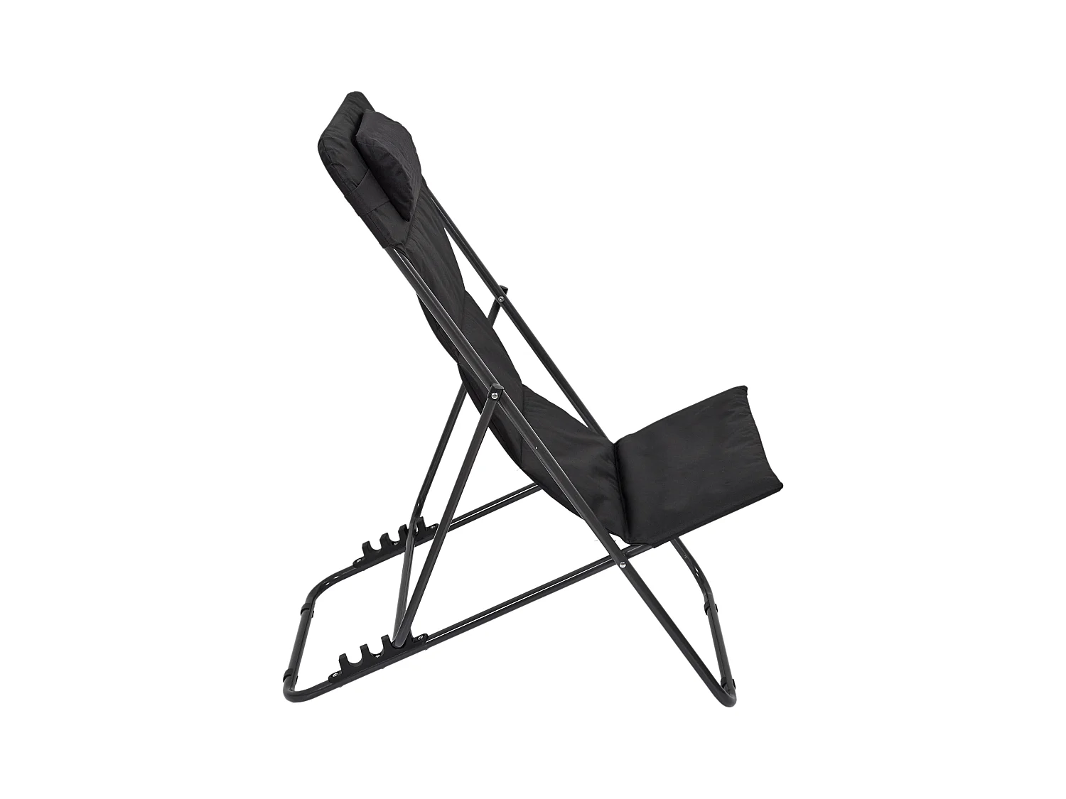 Transat Pliant Corfou Noir Noir