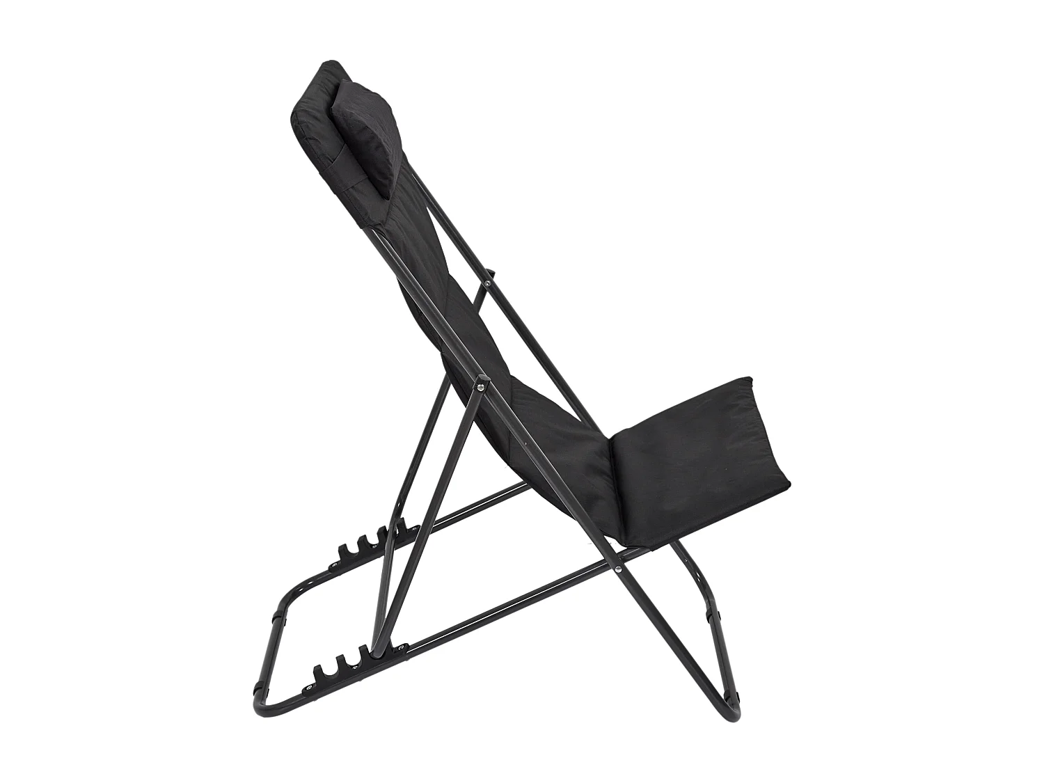 Transat Pliant Corfou Noir Noir