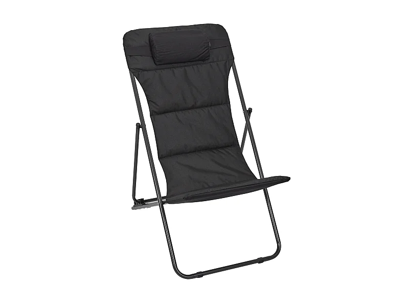 Transat Pliant Corfou Noir Noir